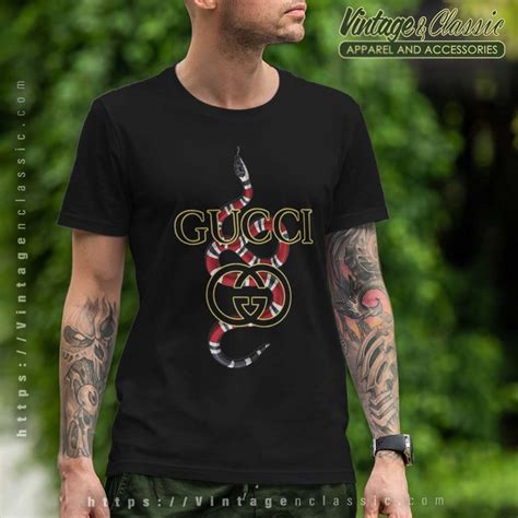 gucci snake t shirt replica|black gucci snake shirt.